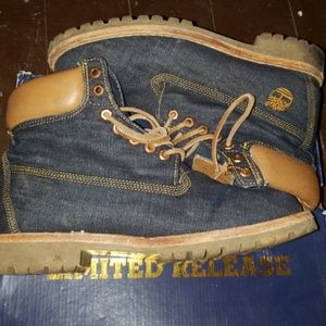 Timberland limited edition denim boots